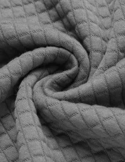 KZZ Fall Outfits Men's Pullover Plaid Casual hoodie