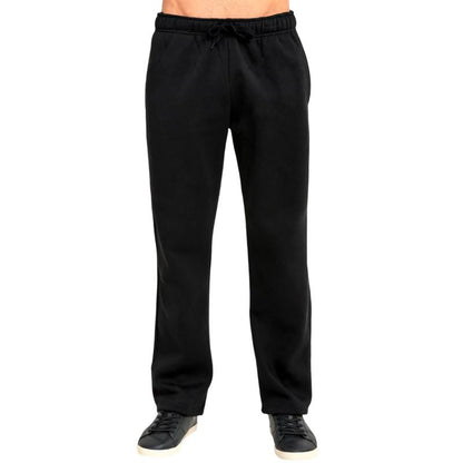 KZZ Men's Heavyweight Fleece Sweatpants Cotton with Drawstring and Pockets