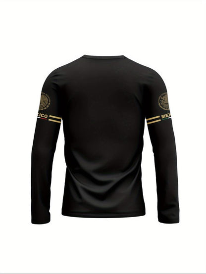 KZZ Men's 3D Print Long Sleeve T-Shirt