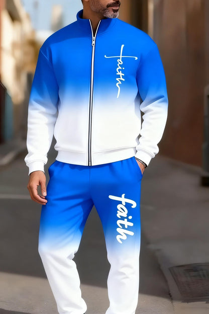 KZZ Stylish Ombre Activewear Set
