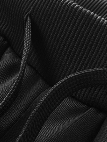 KZZ Men's Winter Thick Warm Hooded Sweater & Pants Set