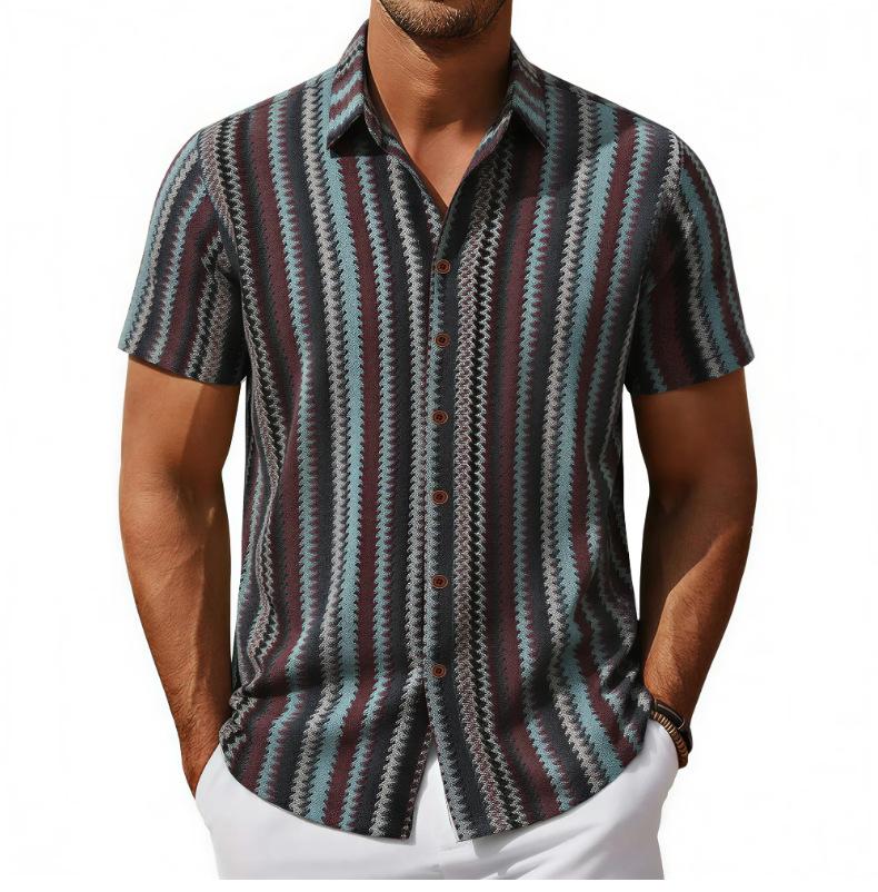 KZZ Casual Lace-up Cutout Top (Men's)