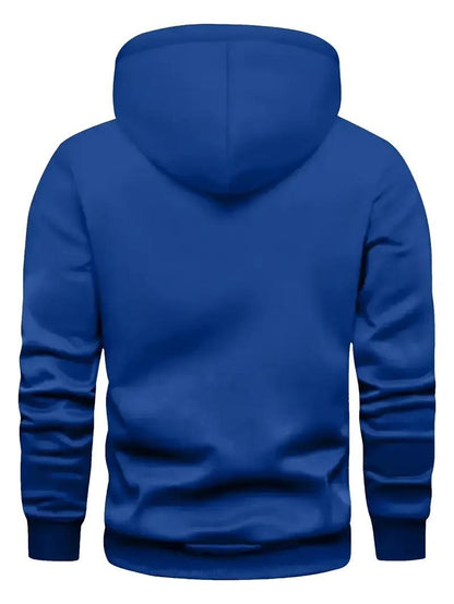 KZZ print hoodie men's fleece sweatshirt, United States letter print unisex casual