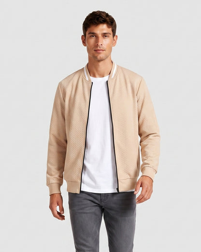 KZZ Men's Casual Baseball Jacket