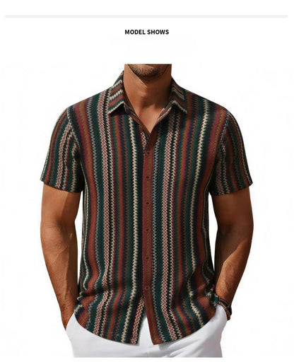KZZ Casual Lace-up Cutout Top (Men's)