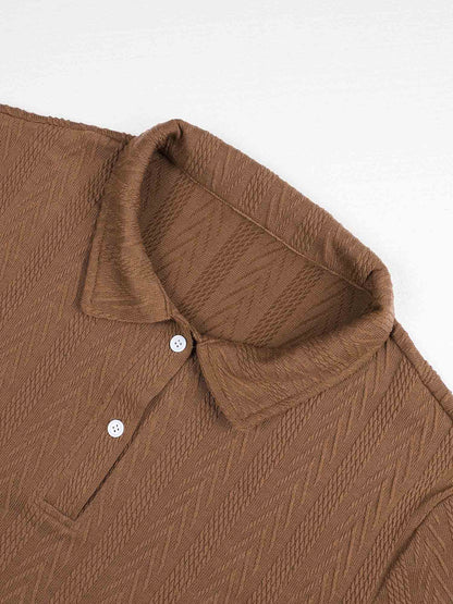 KZZ Retro Polo Shirt + Loose-fitting Shorts
