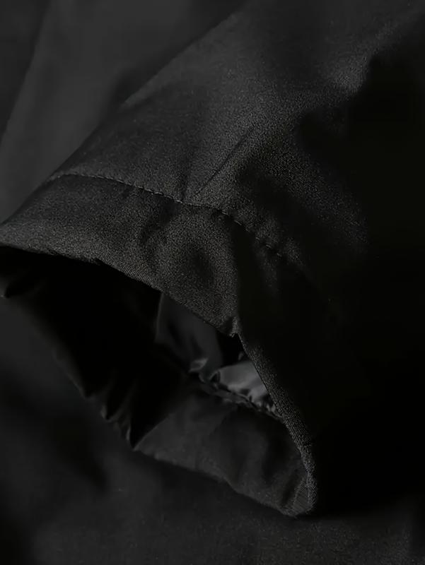 KZZMen's Heavyweight Full-Zip Hooded Jacket Windproof High-Quality Coat