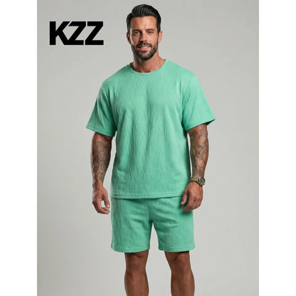 KZZ Men's Shorts and Top Set