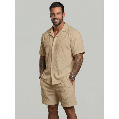 KZZ Summer Men's Casual Sports Suit