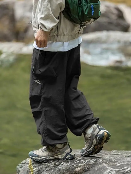 KZZ Men's Stylish Loose-Fit Cargo Pants