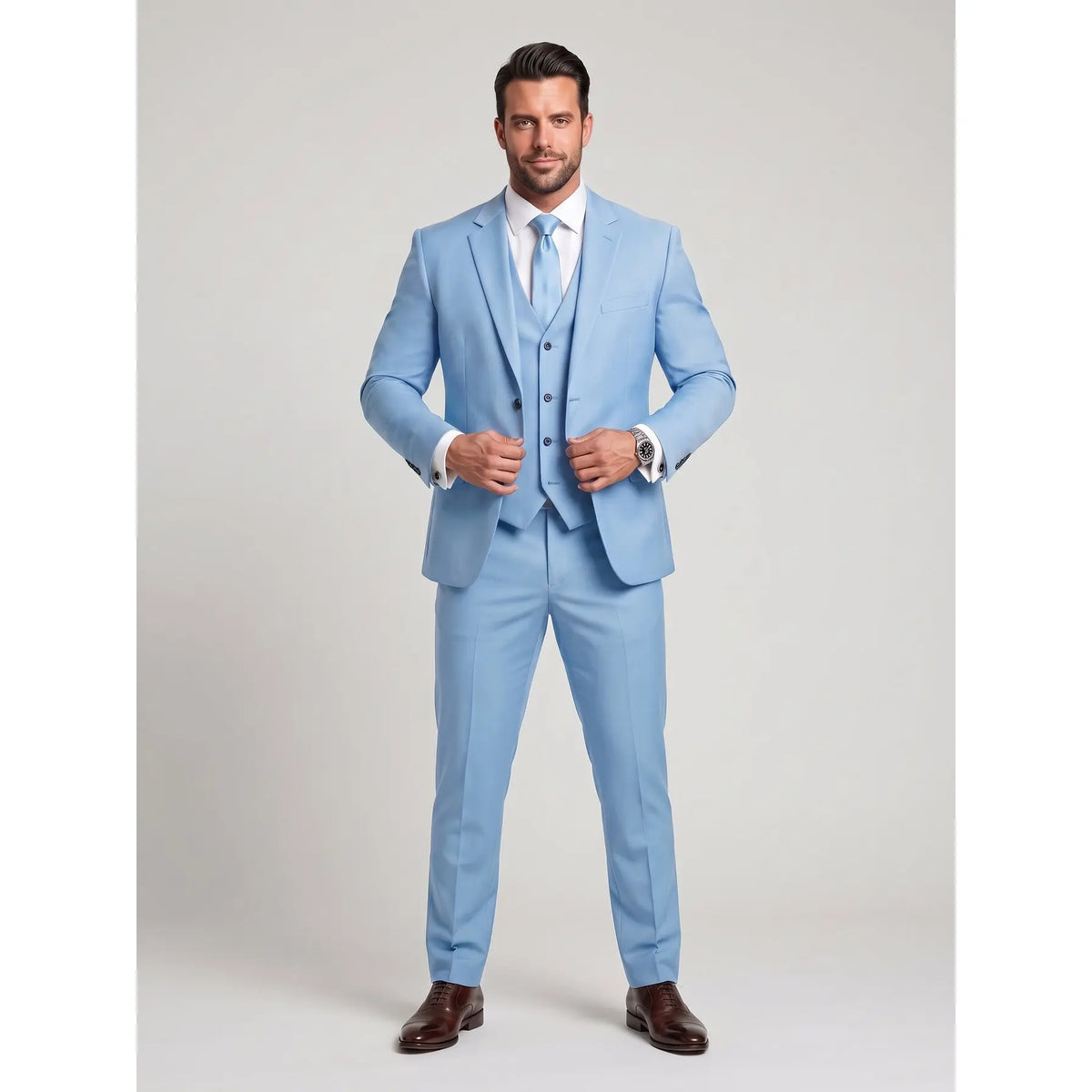 KZZ Men's three-piece suit