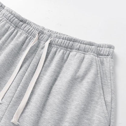 KZZ Autumn & Winter Lazy Set Fleece Hoodie + Straight-Leg Sweatpants