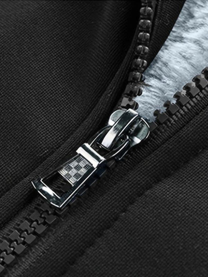 KZZ Men's Winter Thick Warm Hooded Sweater & Pants Set