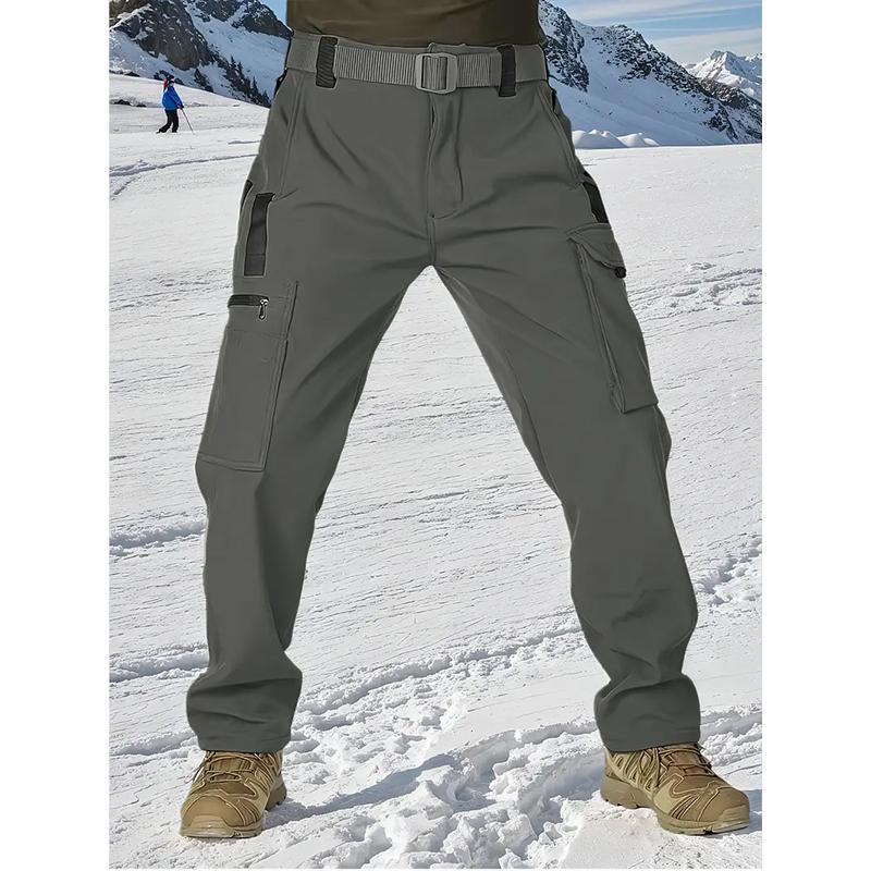 KZZ Men's Olive Green Tactical Joggers with Multi-Pockets