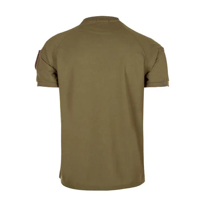 KZZ Men's Summer Solid-Color Crew-Neck Short-Sleeve T-Shirt