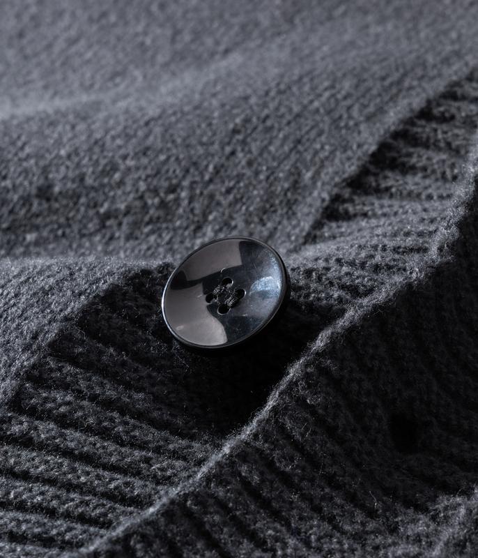 KZZ Men's Sweater: Simple, stylish, versatile, street-style button-up hooded cardigan with long sleeves.