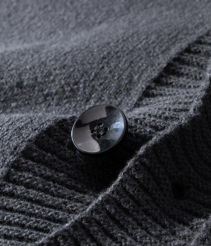 KZZ Men's Sweater: Simple, stylish, versatile, street-style button-up hooded cardigan with long sleeves.