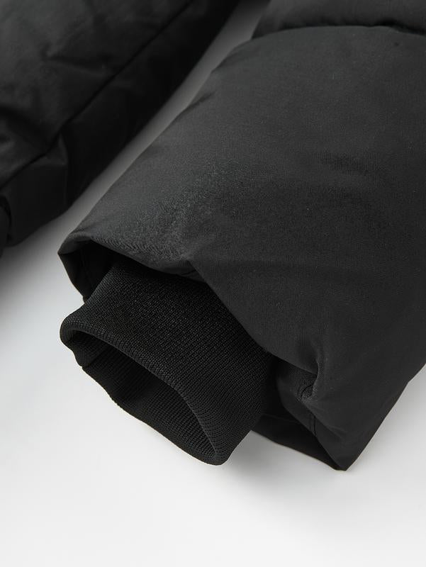 KZZ Men's Solid Color Pocket Zipper Hooded Coat