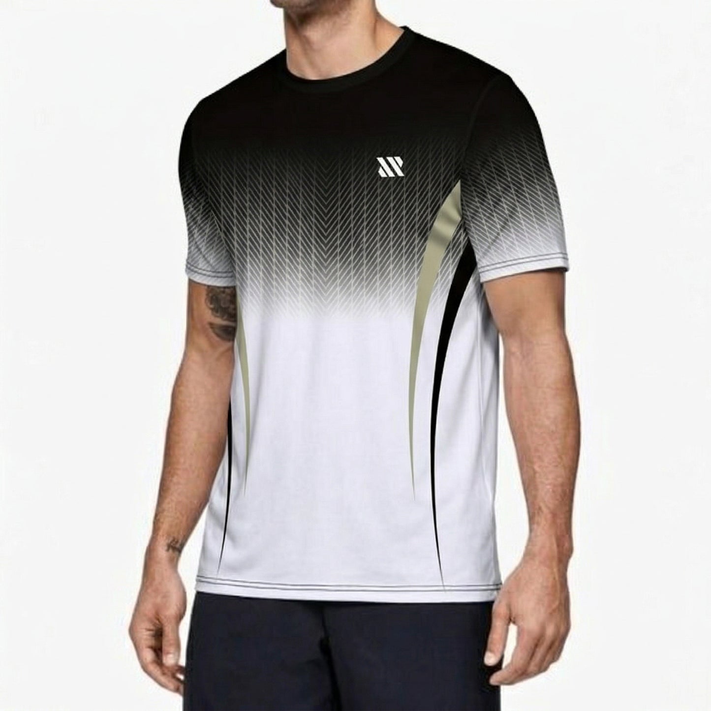 KZZ Men's short Sleeve Gym Training Shirt