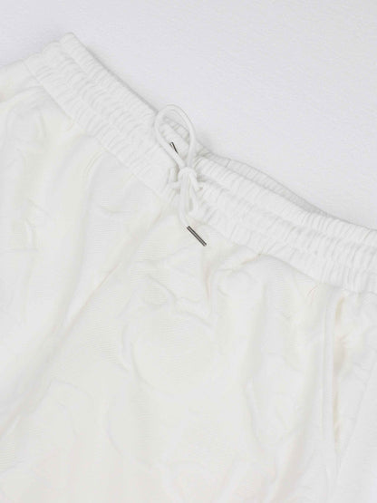 KZZ letter T-shirt and drawstring pants spring and summer casual set