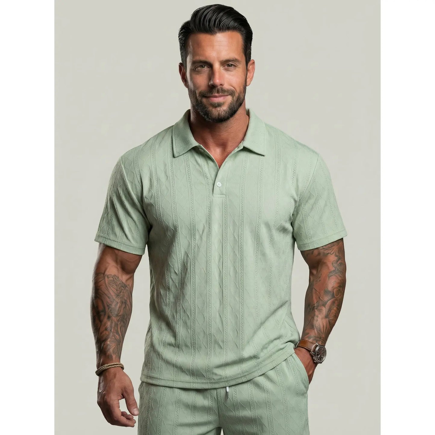 KZZ Casual and Comfortable Resort-Style Men's Wear