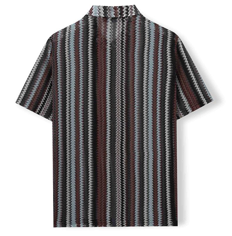 KZZ Casual Lace-up Cutout Top (Men's)