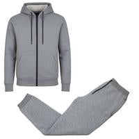 KZZ Men’s Fleece Zip Hoodie & Jogger Sets