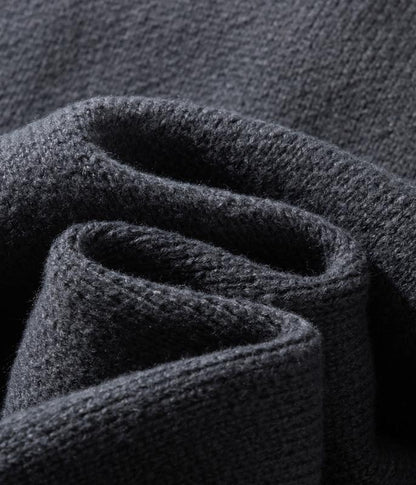 KZZ Men's Sweater: Simple, stylish, versatile, street-style button-up hooded cardigan with long sleeves.
