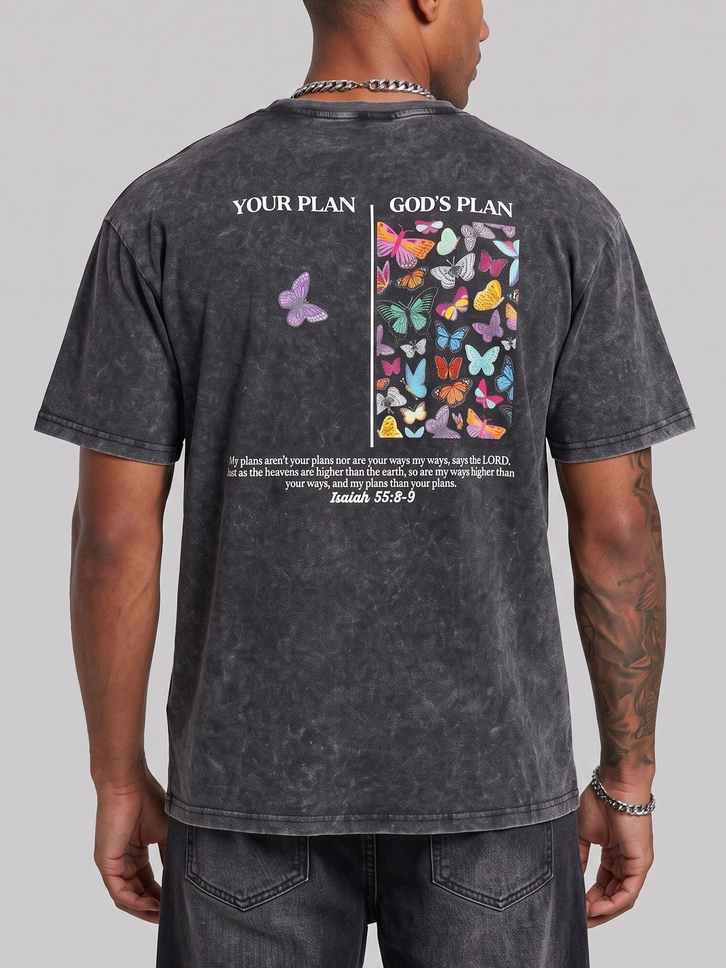 KZZ Vintage-print T-shirt