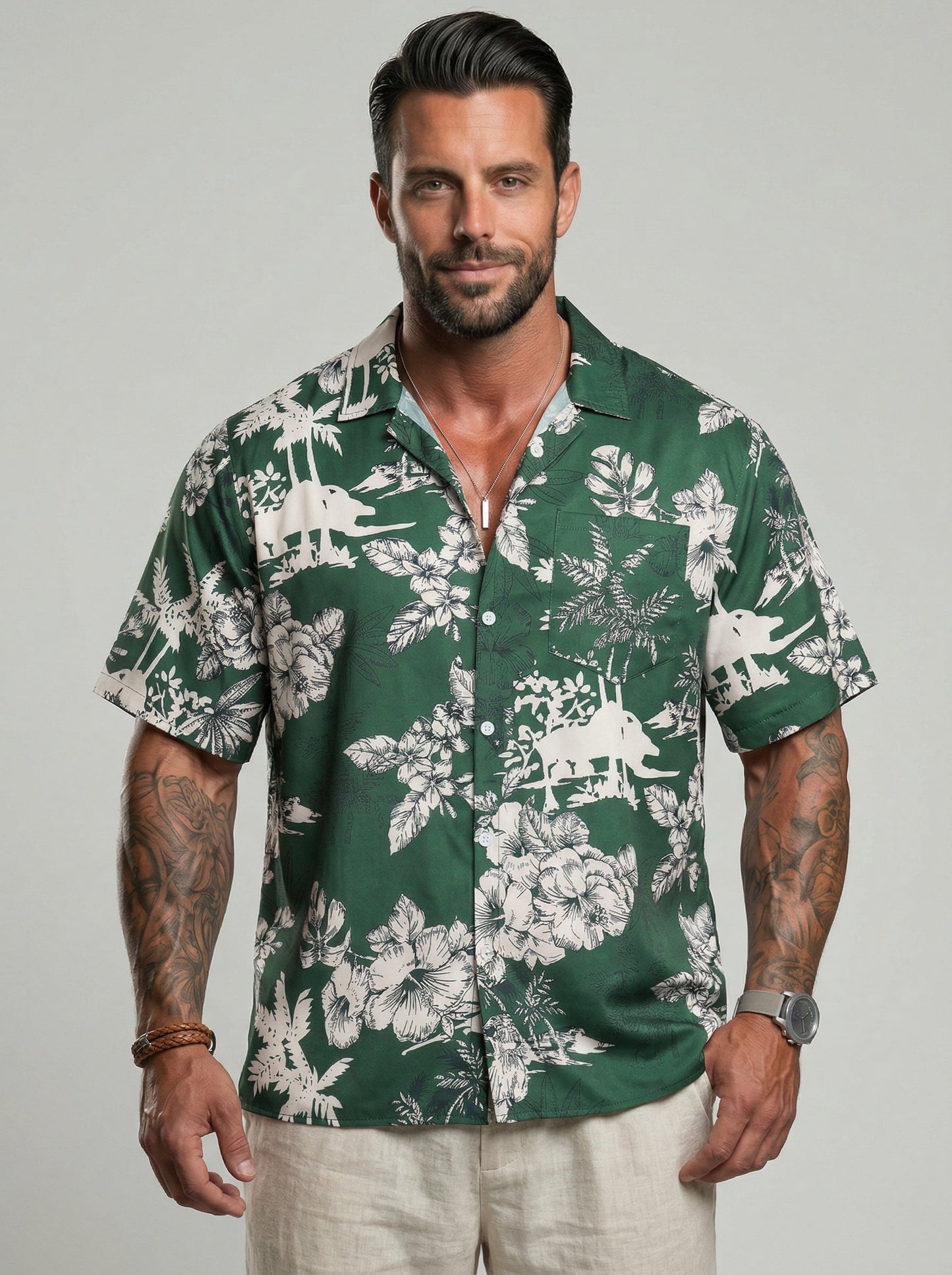 KZZ Men's Hawaiian Shirt
