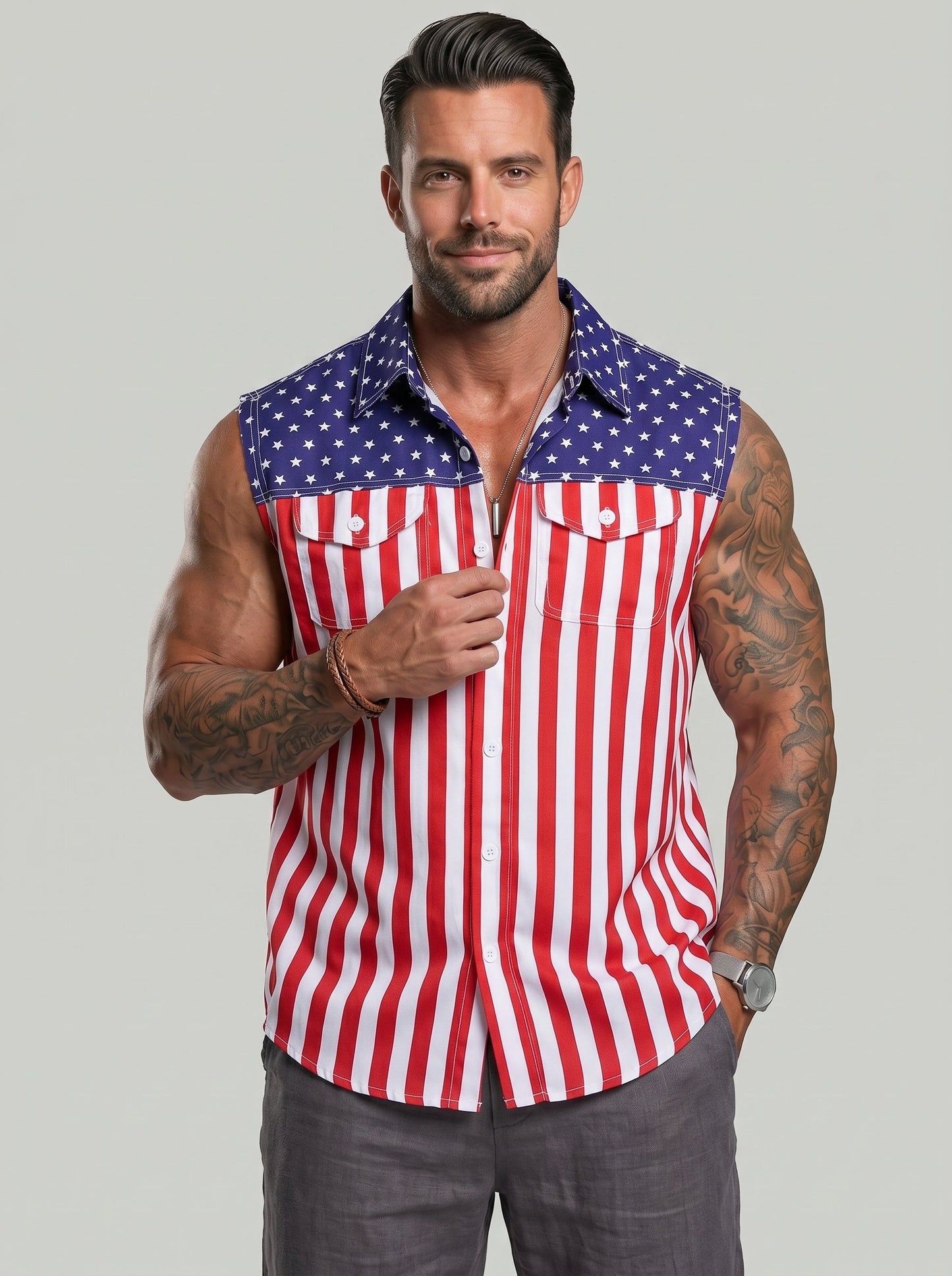 KZZ Sleeveless casual jacket