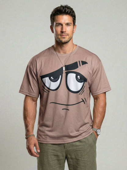 KZZ Men's 3D-Printed T-Shirt
