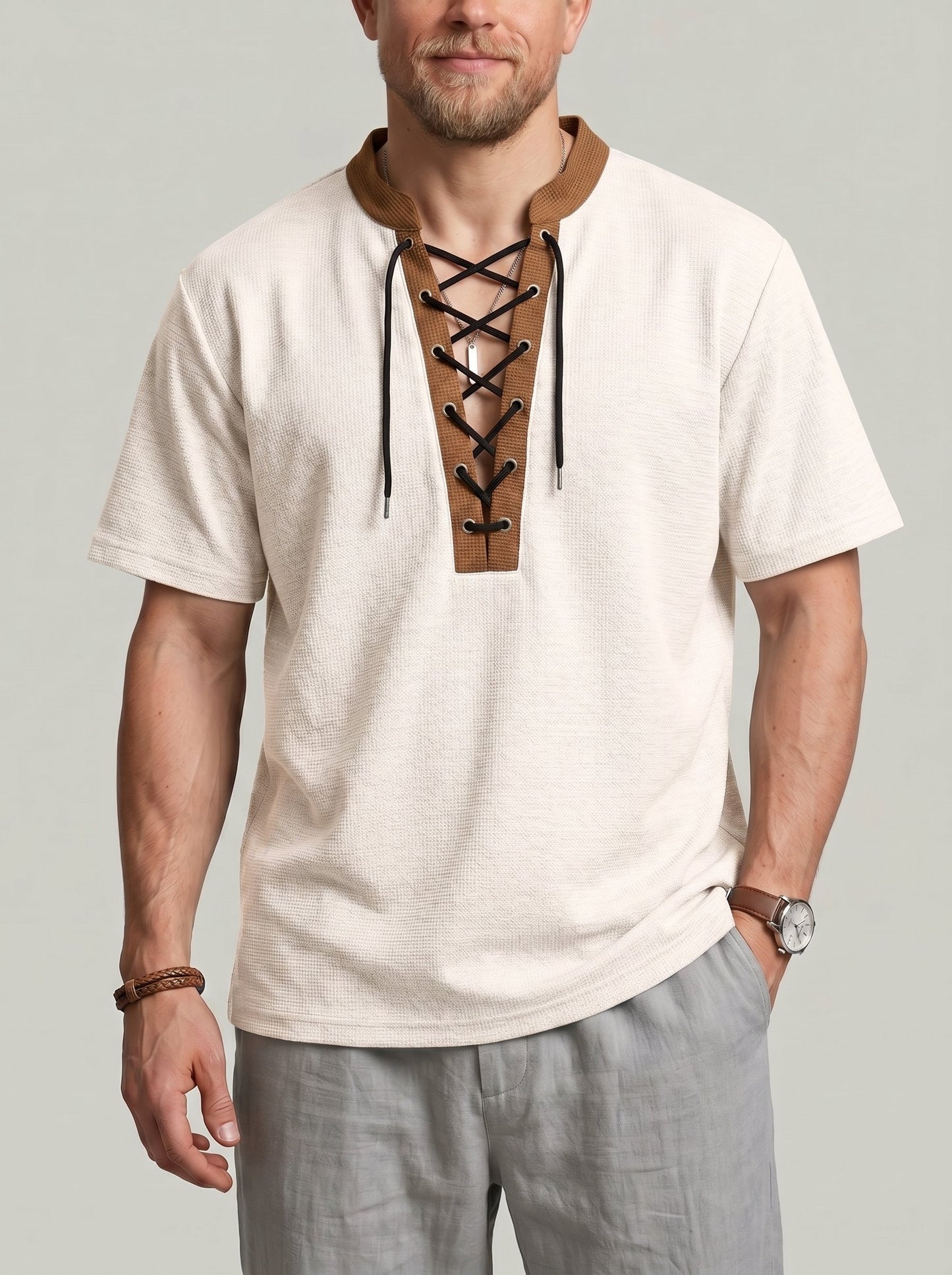 KZZ Summer Casual Short-Sleeve Top