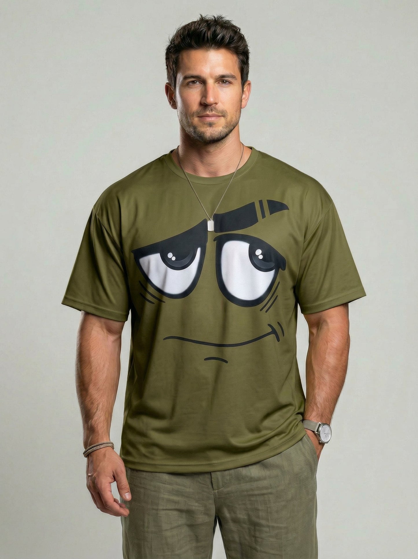 KZZ Men's 3D-Printed T-Shirt