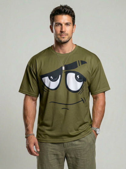KZZ Men's 3D-Printed T-Shirt