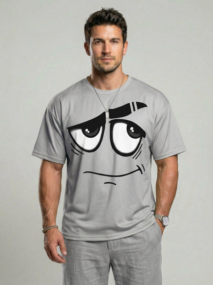 KZZ Men's 3D-Printed T-Shirt