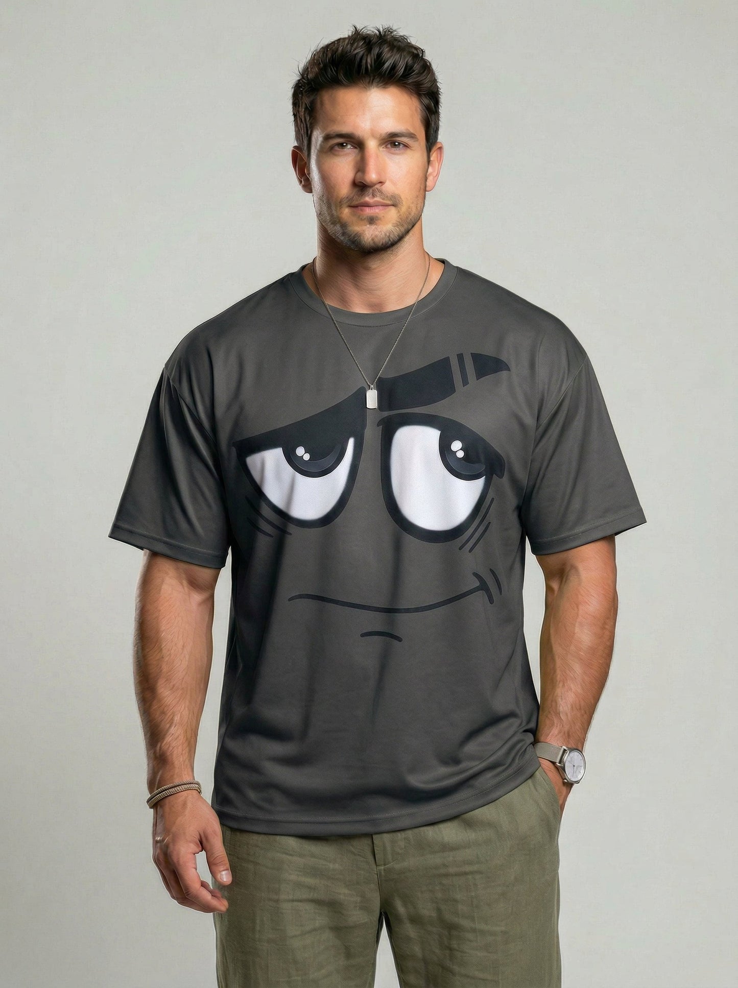 KZZ Men's 3D-Printed T-Shirt