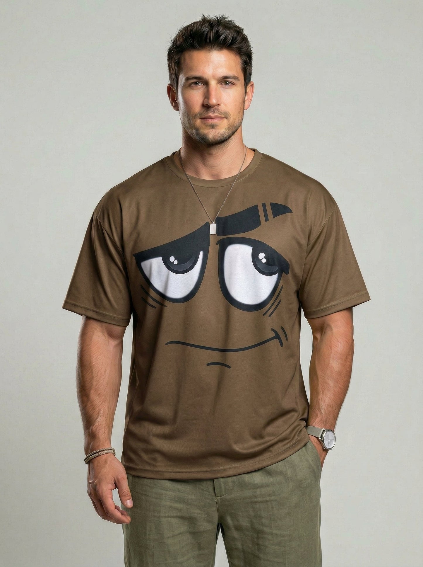 KZZ Men's 3D-Printed T-Shirt