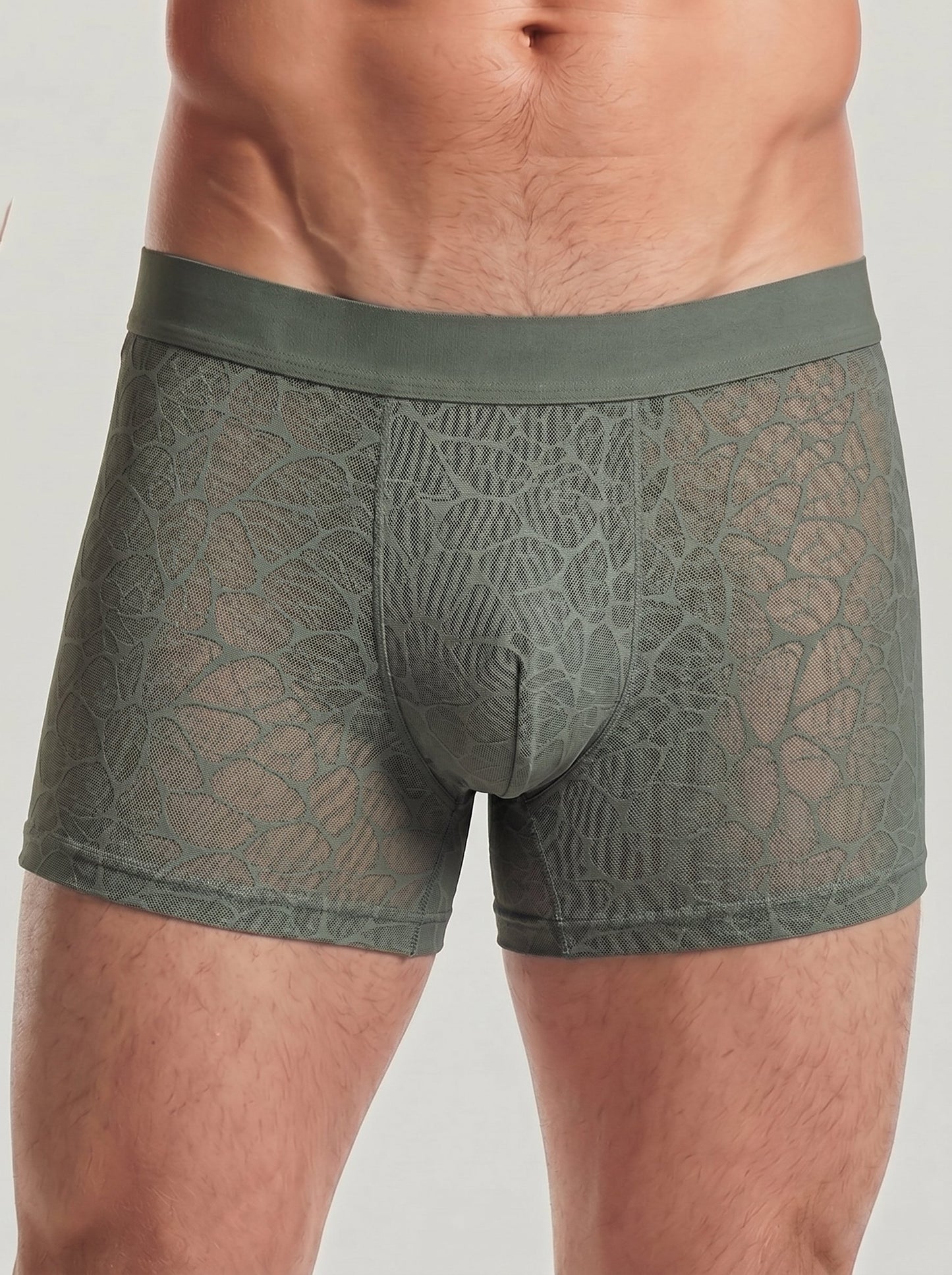 KZZ Men's lace boxer briefs