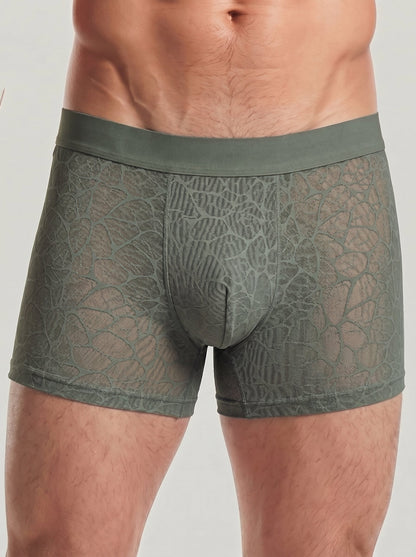KZZ Men's lace boxer briefs