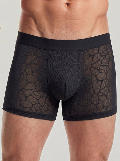 KZZ Men's lace boxer briefs