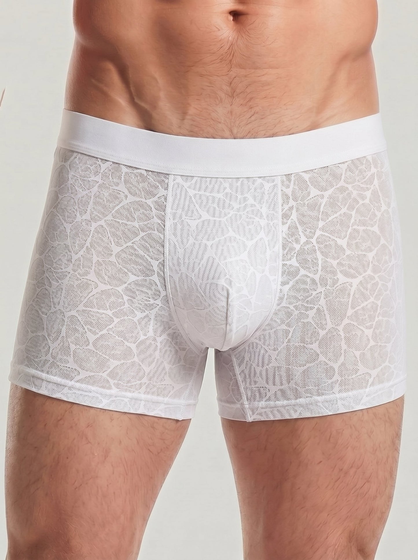 KZZ Men's lace boxer briefs