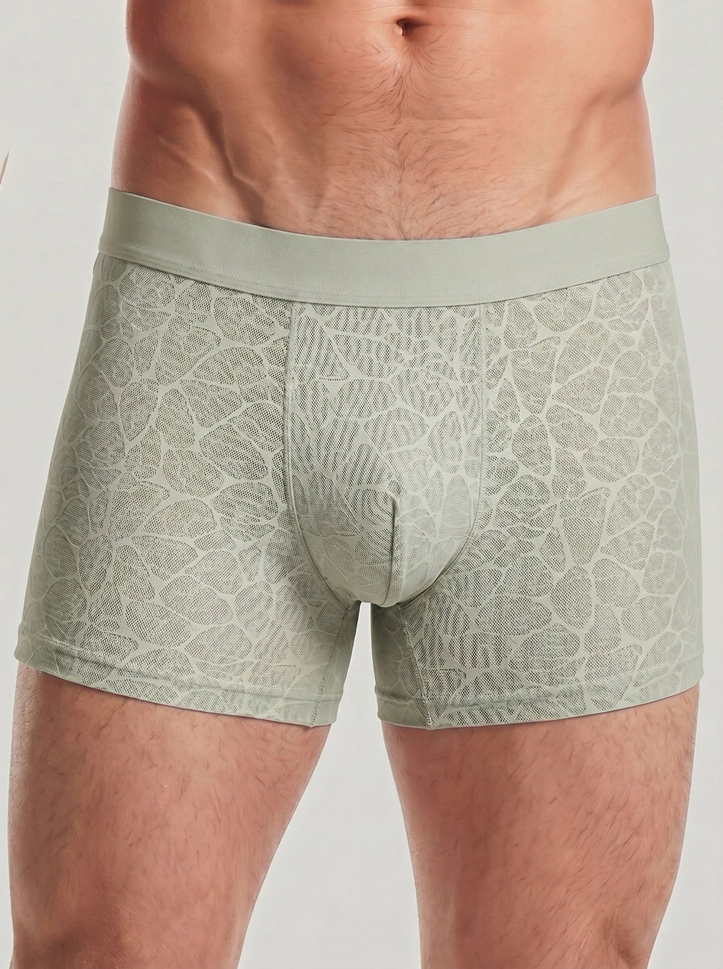 KZZ Men's lace boxer briefs