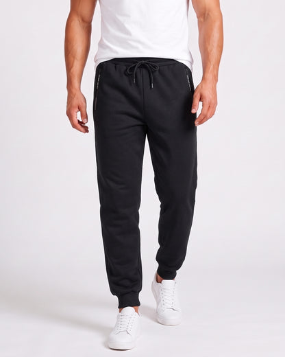 KZZ Men's Thick Warm Lined Sports Pants
