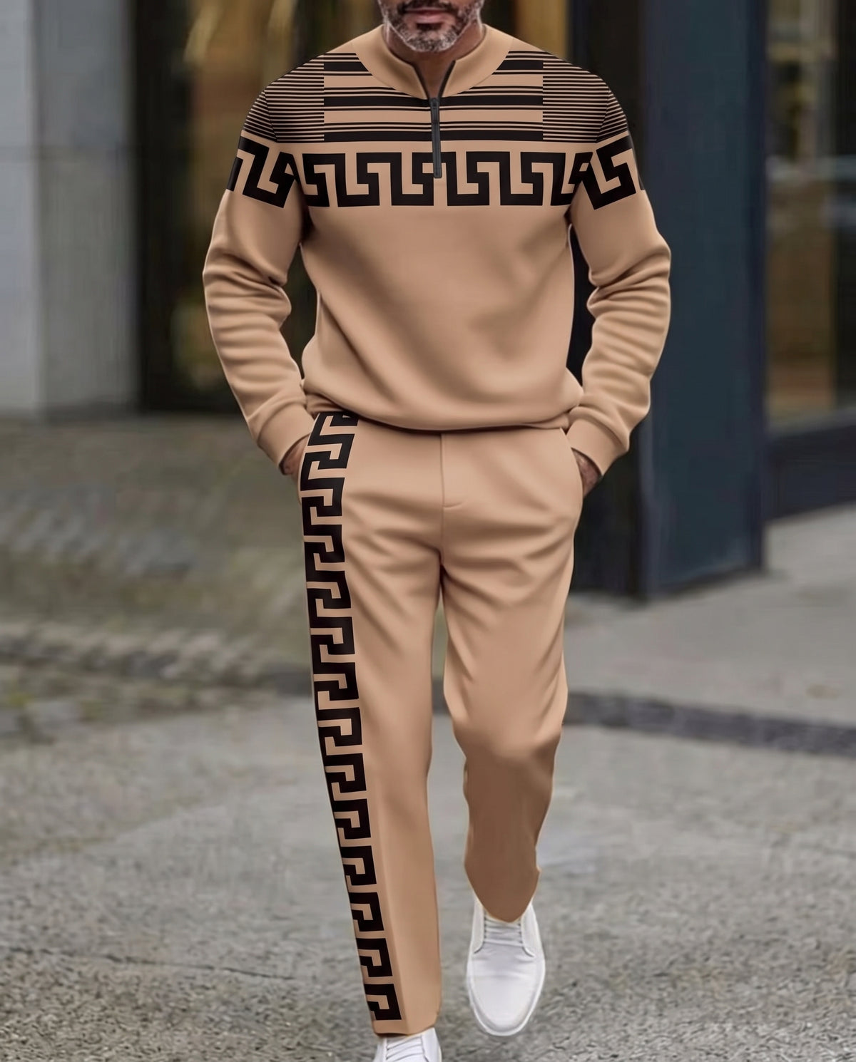KZZ Long-Sleeved Sportswear Set