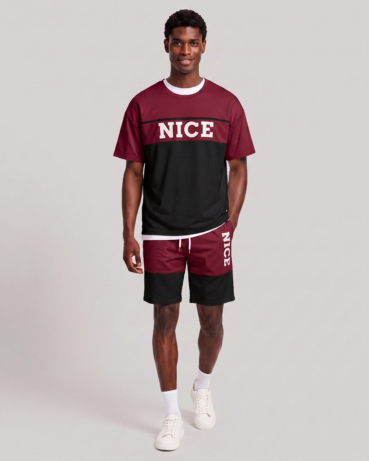 KZZ Men's casual sportswear set
