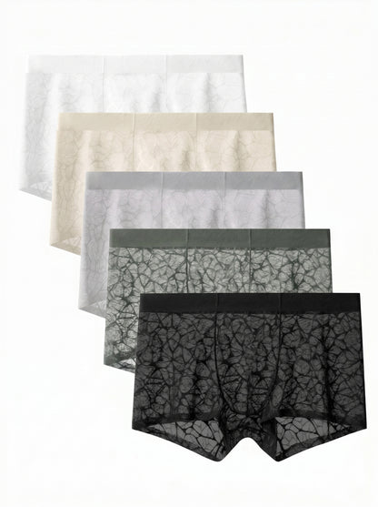 KZZ Men's lace boxer briefs