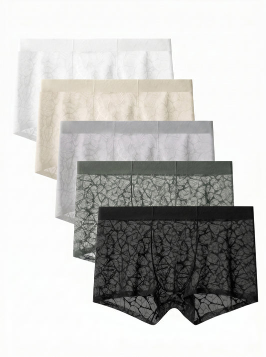 KZZ Men's lace boxer briefs