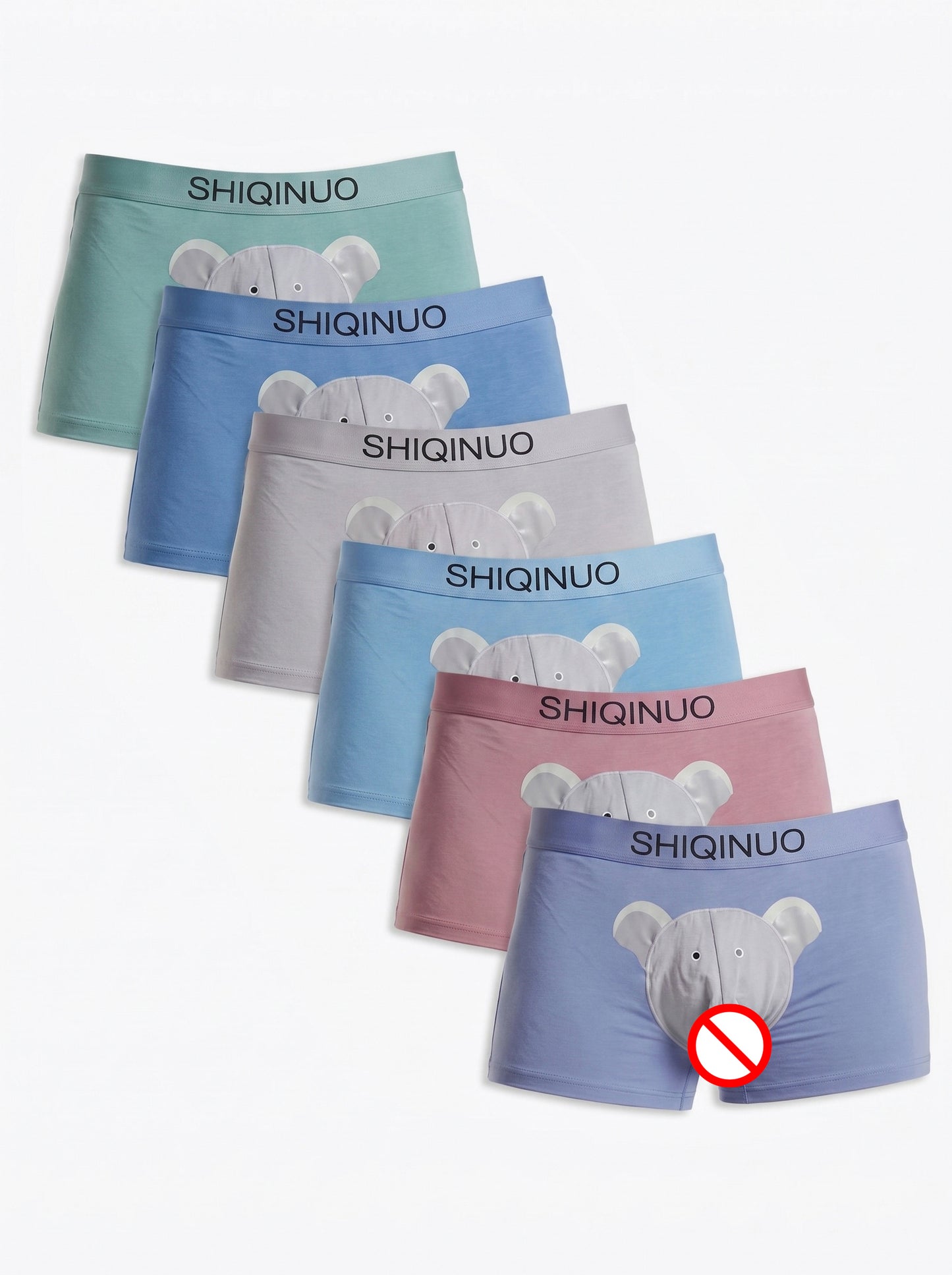 KZZ Men's Stretch Boxer Briefs