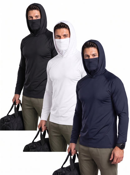 KZZ Men's Casual Hooded Pullover